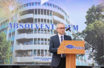 Ministrul Anatolie Topală a participat la ceremonia de înmânare a diplomelor absolvenților ASEM
