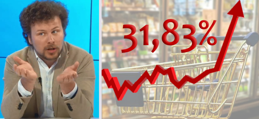 VIDEO// Inflația crește pentru că moldovenii cheltuie prea mulți bani pentru mâncare, consideră un deputat PAS 1 dan perciun inflatia bani cos minim de consum crestere record moldova 2