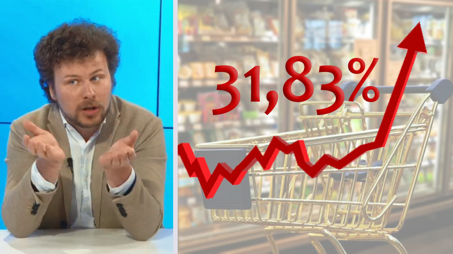 VIDEO// Inflația crește pentru că moldovenii cheltuie prea mulți bani pentru mâncare, consideră un deputat PAS 5 dan perciun inflatia bani cos minim de consum crestere record moldova 2