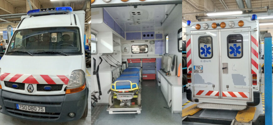 franta a donat republicii moldova trei ambulante reconditionate