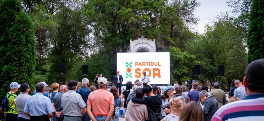 la initiativa lui ilan sor a fost dat startul reconstructiei parcului central din taraclia