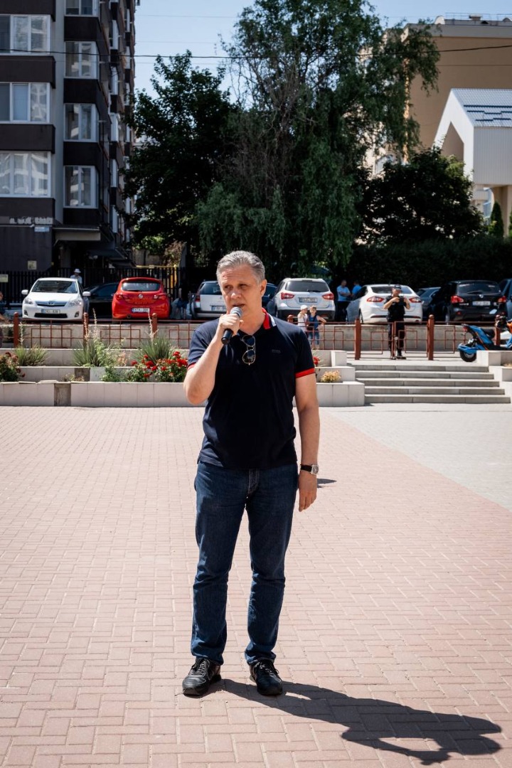 FOTO// Protest în susținerea Marinei Tauber: Partidul „ȘOR” îi stă guvernării ca un os în gât, pentru că este singurul care lucrează pentru oameni