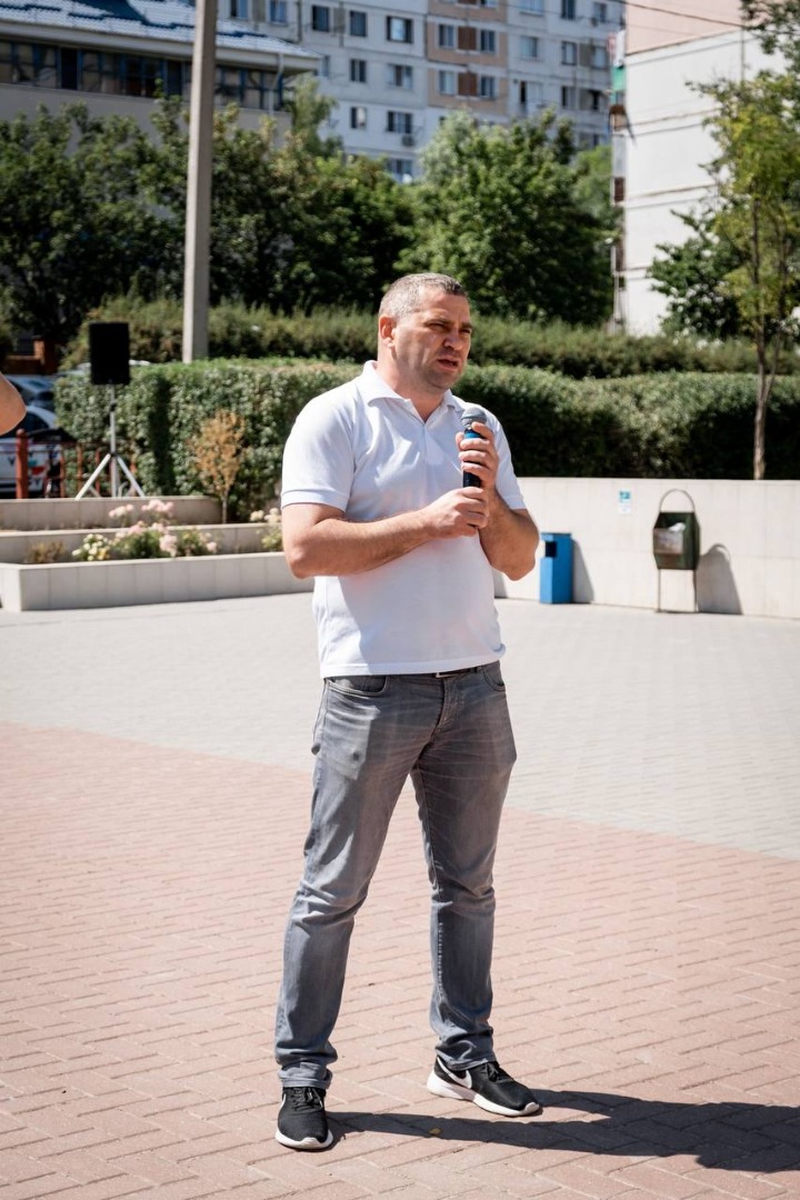 FOTO// Protest în susținerea Marinei Tauber: Partidul „ȘOR” îi stă guvernării ca un os în gât, pentru că este singurul care lucrează pentru oameni