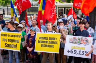 La Chișinău a avut loc o acțiune de protest: Vremurile bune au venit doar pentru guvernare