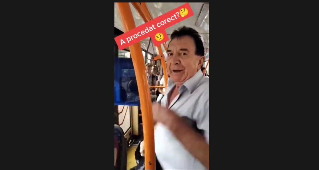 VIDEO// Taxator agresat de un bărbat într-un troleibuz din Chișinău: ”Cine ești tu ca să-ți prezint abonamentul?”