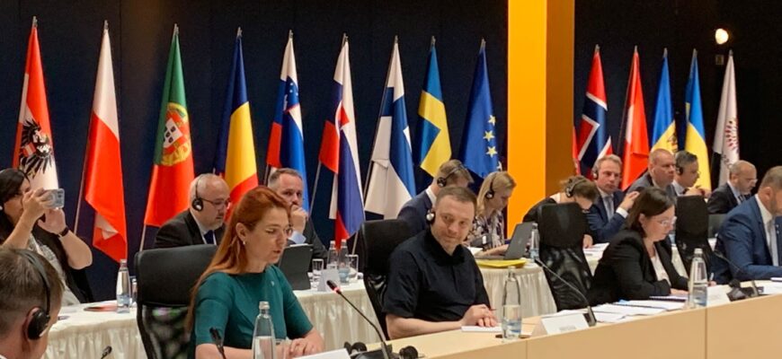 Ministrul Afacerilor Interne a ținut discurs la tribuna Consiliului Justiție și Afaceri Interne (JAI) al UE 1 whatsapp image 2022 07 11 at 10.49.47