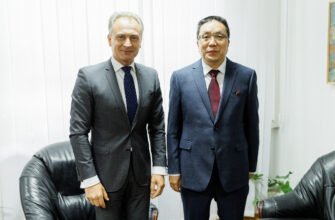 Veaceslav Dobîndă a avut o întrevedere cu ambasadorul Republicii Populare Chineze, Yan Wenbin