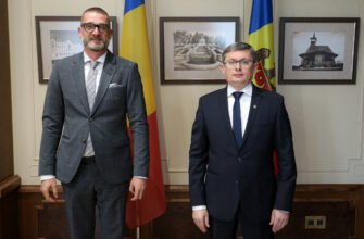 Igor Grosu a avut o întrevedere cu noul ambasador al României în Republica Moldova