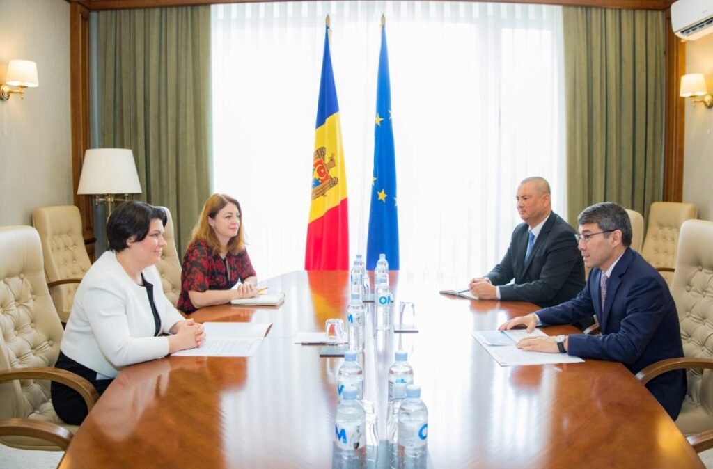 Natalia Gavrilița a discutat cu Ambasadorul Republicii Kazahstan, Almat Aidarbekov