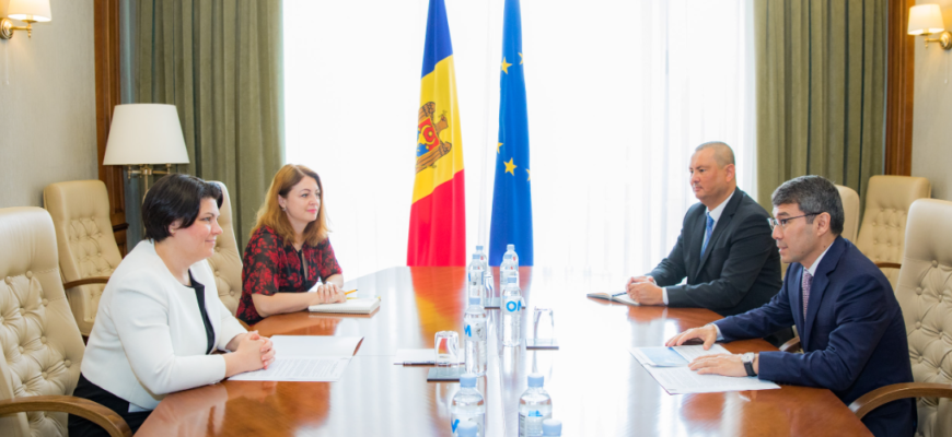 natalia gavrilita a discutat cu ambasadorul republicii kazahstan almat aidarbekov