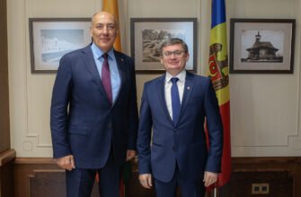 Președintele Parlamentului a avut o întrevedere de rămas bun cu ambasadorul Lituaniei, Kestutis Kudzmanas