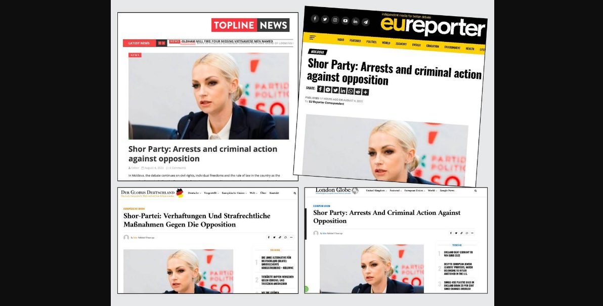 Arestul Marinei Tauber face înconjurul Europei! Persecutarea opoziției din Moldova, subiectul principal în mai multe publicații europene