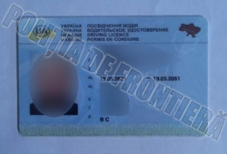 Un șofer ucrainean a făcut cale întoarsă de la frontieră, pe motiv că folosea un permis de conducere falsificat