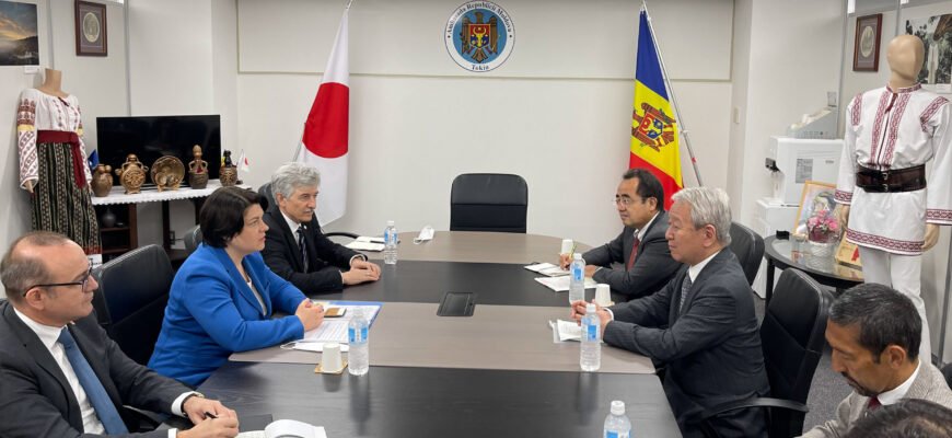 Natalia Gavrilița a avut o întrevedere cu Președintele JICA, Akihiko Tanaka