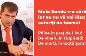 PREMIERĂ// Ilan Șor: În magazinele „Merișor”, pâinea va costa DOAR 1 leu