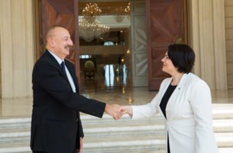Prim-ministrul Natalia Gavrilița a avut o întrevedere cu Președintele Azerbaidjanului, Ilham Aliyev