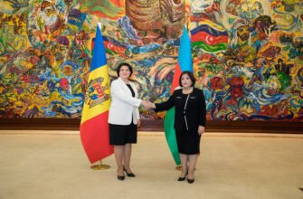 Natalia Gavrilița a discutat cu Președinta Parlamentului azer, Sahiba Gafarova