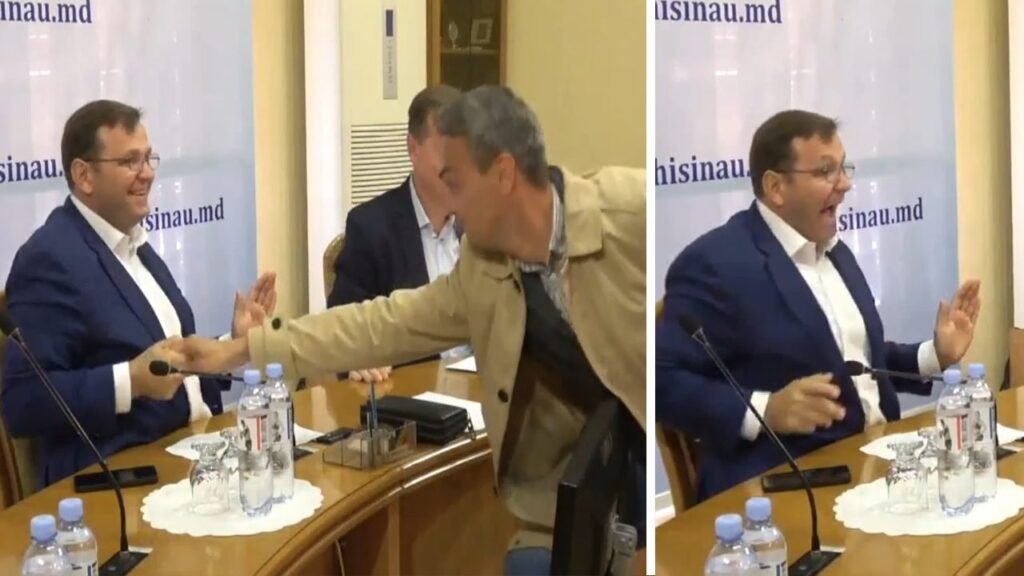 VIDEO// Glume la CMC! Andrei Năstase l-a TRAS pe sfoară pe un consilier socialist
