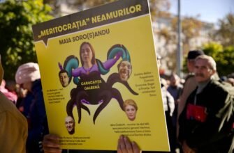FOTO// Flashmob la sediul Procuraturii Generale: „Caracatița Soro(S)andu a pătruns în toate instituțiile statului!”