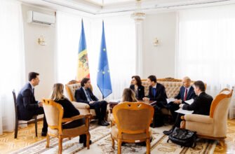 Nicu Popescu a avut o întrevedere cu o delegație a Băncii Europene pentru Reconstrucție și Dezvoltare (BERD)