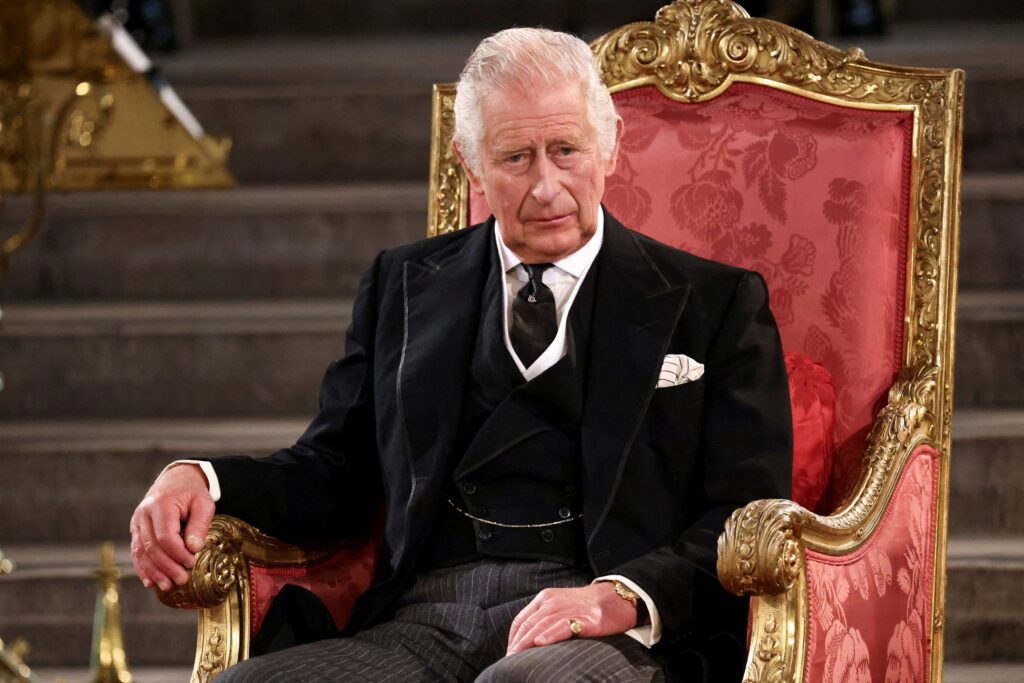 britains king charles iii attends the presentation of news photo 1664820972
