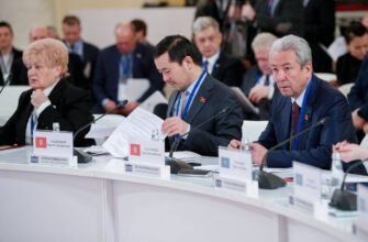 FOTO// Deputatul Partidului „ȘOR”, Reghina Apostolova, participă la o conferință interparlamentară CSI