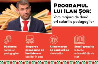 VIDEO// Programul lui Ilan Șor pentru o Moldovă educată: Vom majora de două ori salariile profesorilor