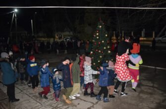 FOTO// Echipa Partidului „ȘOR” a desfășurat și în acest an campania de inaugurare a pomilor de Crăciun, în localitățile administrate de reprezentanții formațiunii