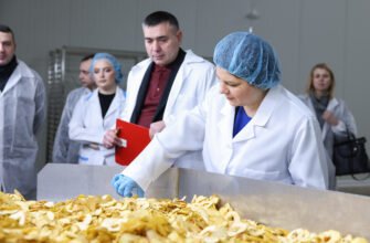 Natalia Gavrilița a întreprins o vizită la fabrica de prelucrare și uscare a fructelor din Nisporeni