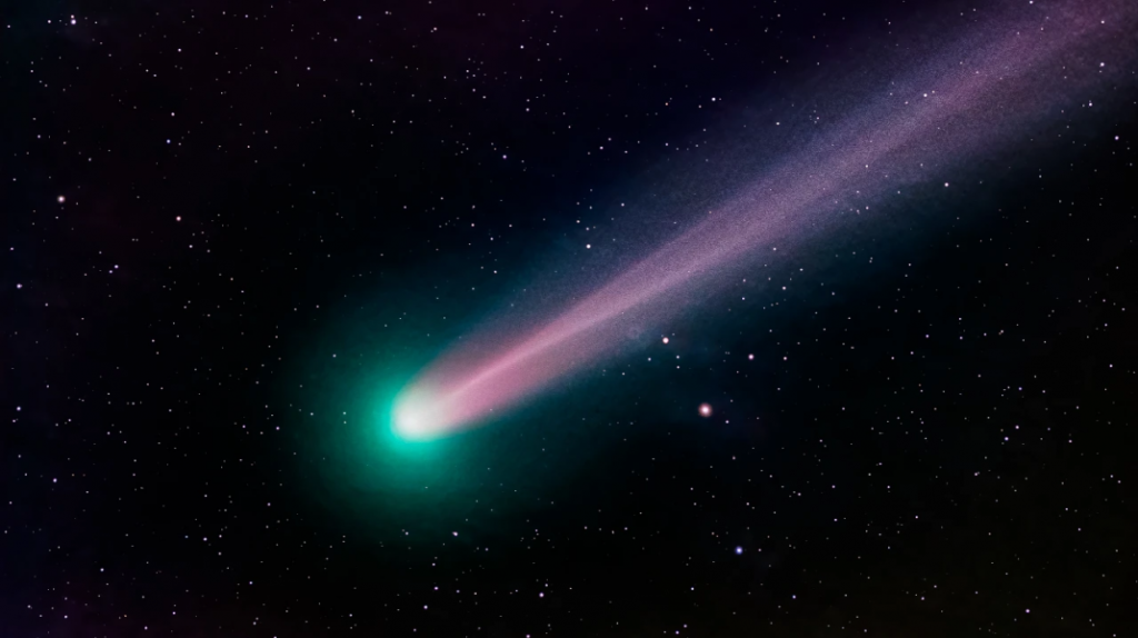 Pentru prima oară, o cometă verde unică ajunge la cel mai apropiat punct de Pământ și va fi vizibilă cu ochiul liber 1 cometa 1 1070x600 1