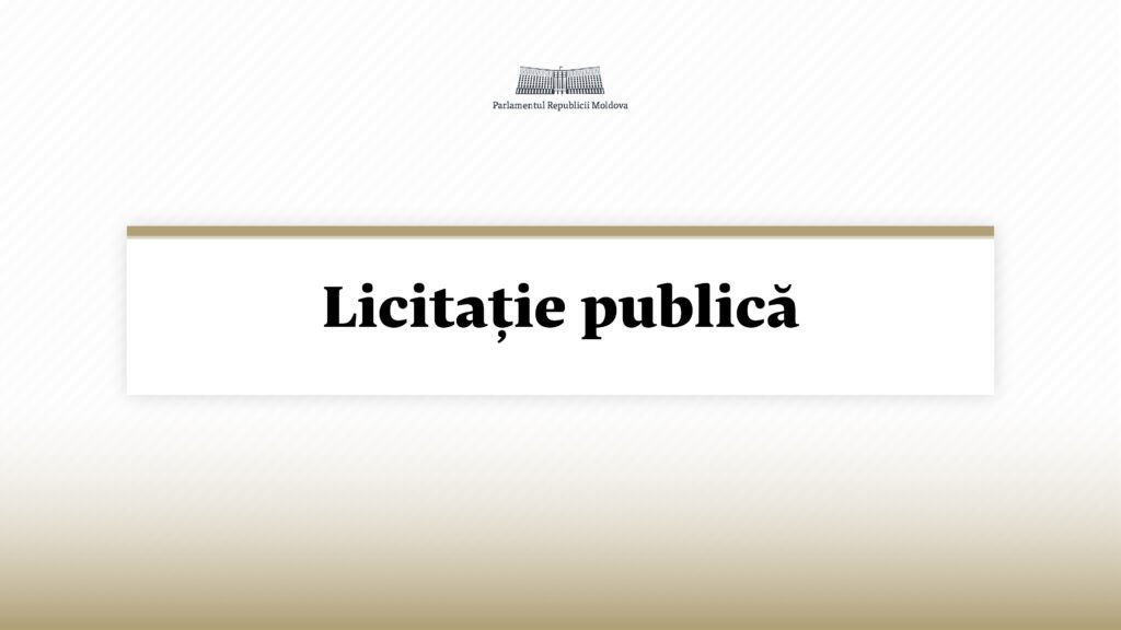 Licitație publică: Secretariatul Parlamentului oferă în chirie un imobil amplasat în centrul capitalei 1 Licitație publică: Secretariatul Parlamentului oferă în chirie un imobil amplasat în centrul capitalei