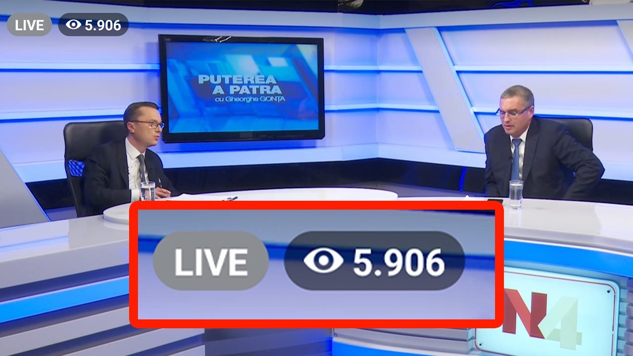 FOTO// Emisiunea de la N4 cu participarea lui Renato Usatîi a ”SPART” audiențele Facebook-ului moldovenesc