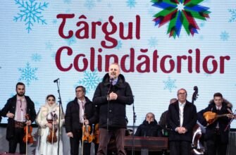 „Târgul colindătorilor", organizat de Guvernul Republicii Moldova în Scuarul Palatului „Nicolae Sulac", s-a încheiat