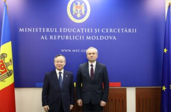 Ministrul Educației a avut o întrevedere cu noul ambasador al Japoniei în Republica Moldova, E.S. Yamada Yoichiro