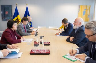 Natalia Gavrilița, la întâlnirea cu Frans Timmermans: „Implementarea proiectelor de eficiență energetică este una dintre prioritățile Guvernului"