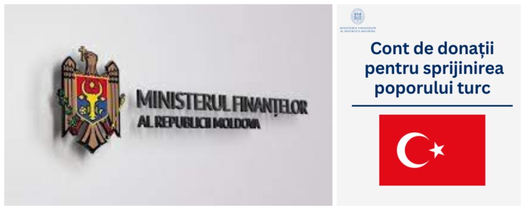 ministerul finantelor a deschis cont de donatii pentru poporul turc