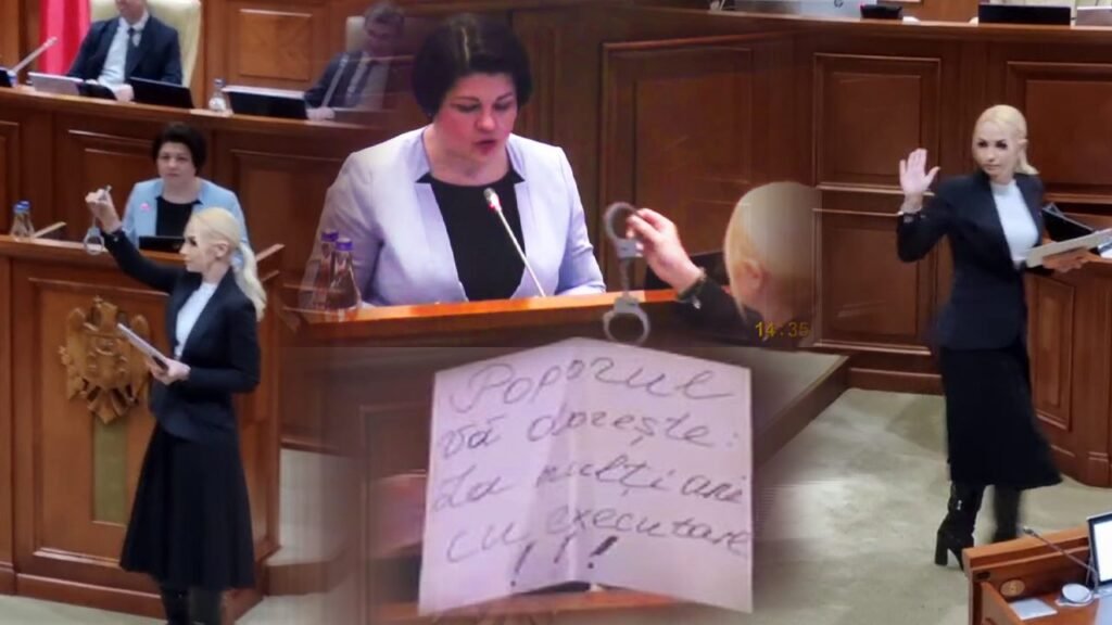 VIDEO// Marina Tauber o vede pe Natalia Gavrilița în CĂTUȘE: ”Poporul vă dorește la mulți ani cu executare!!!”