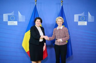 Prim-ministrul Natalia Gavrilița s-a întâlnit cu Președintele Comisiei Europene, Ursula von der Leyen