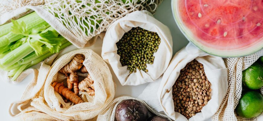 photo of variety of fresh fruits and vegetables