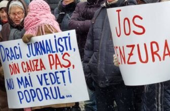 FOTO// Mișcarea Pentru Popor îi cere televiziunii naționale să informeze cetățenii despre cerințele sale către Guvern