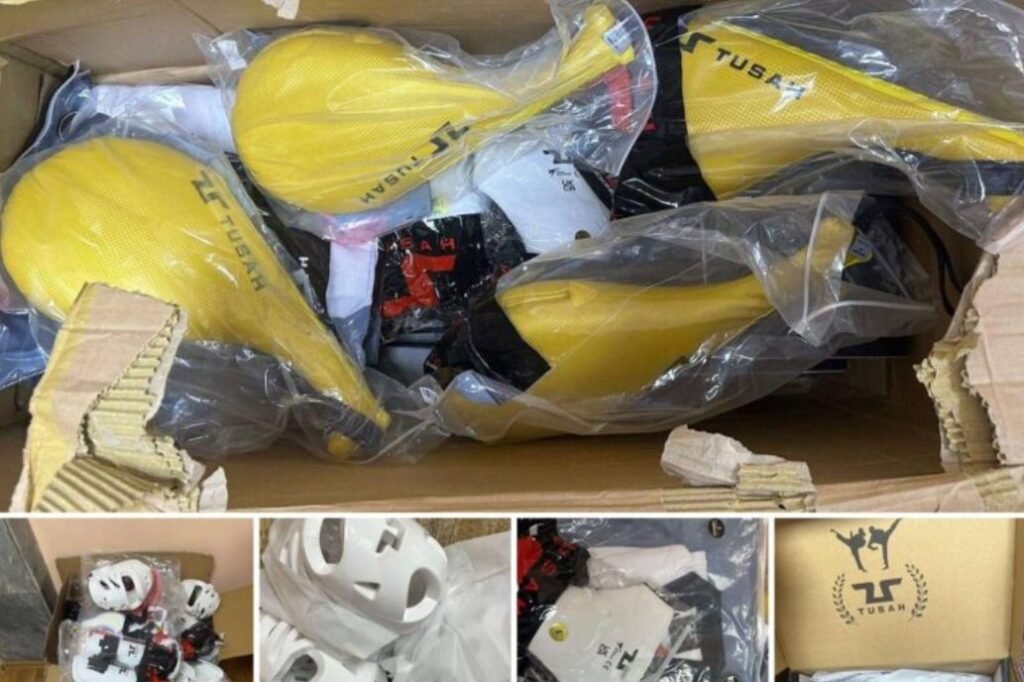 Echipament sportiv pentru taekwondo, din Marea Britanie, găsit de vameși într-un microbuz condus de un moldovean 1 Echipament sportiv pentru taekwondo, din Marea Britanie, găsit de vameși într-un microbuz condus de un moldovean