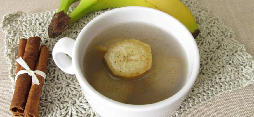 ceai cu banane si scortisoara
