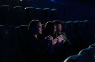 friends at a movie theater