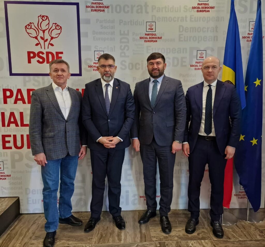 Conducerea PSDE a avut o întrevedere cu Vicepreședintele Senatului României, Robert-Marius Cazanciuc 1 psde