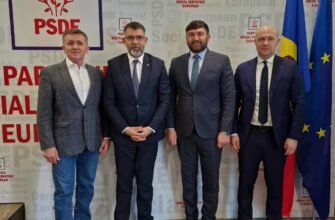 Conducerea PSDE a avut o întrevedere cu Vicepreședintele Senatului României, Robert-Marius Cazanciuc