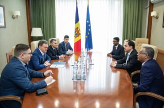 Prim-ministrul Dorin Recean a avut o întrevedere cu un reprezentant al Ambasadei Statului Qatar în Republica Moldova