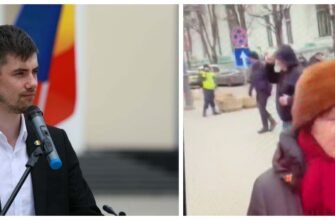 VIDEO-DOC// Vlad Bilețchi a depus o plângere la poliție după ce a fost înjurat și lovit de o susținătoare PAS: ”Du-te băi râsule..”