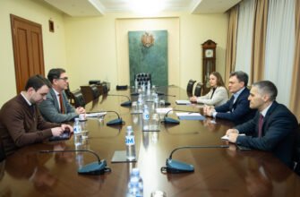 Dorin Recean a avut o întrevedere cu directorul adjunct al Secretariatului Comunității Energetice, Dirk Buschle