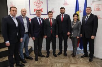Echipa de conducere a PSDE Moldova a avut o întrevedere cu reprezentantul PSD România, Florin Spătaru
