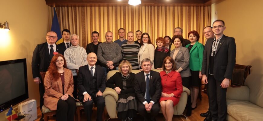 Președintele Parlamentului, Igor Grosu, a discutat cu cetățenii stabiliți în Lituania despre ultimele evenimente de acasă